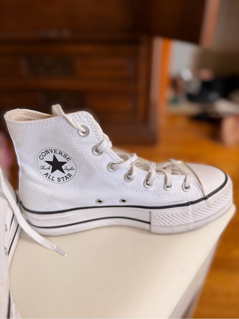 Converse Chuck Taylor All Star White High Top Sneakers